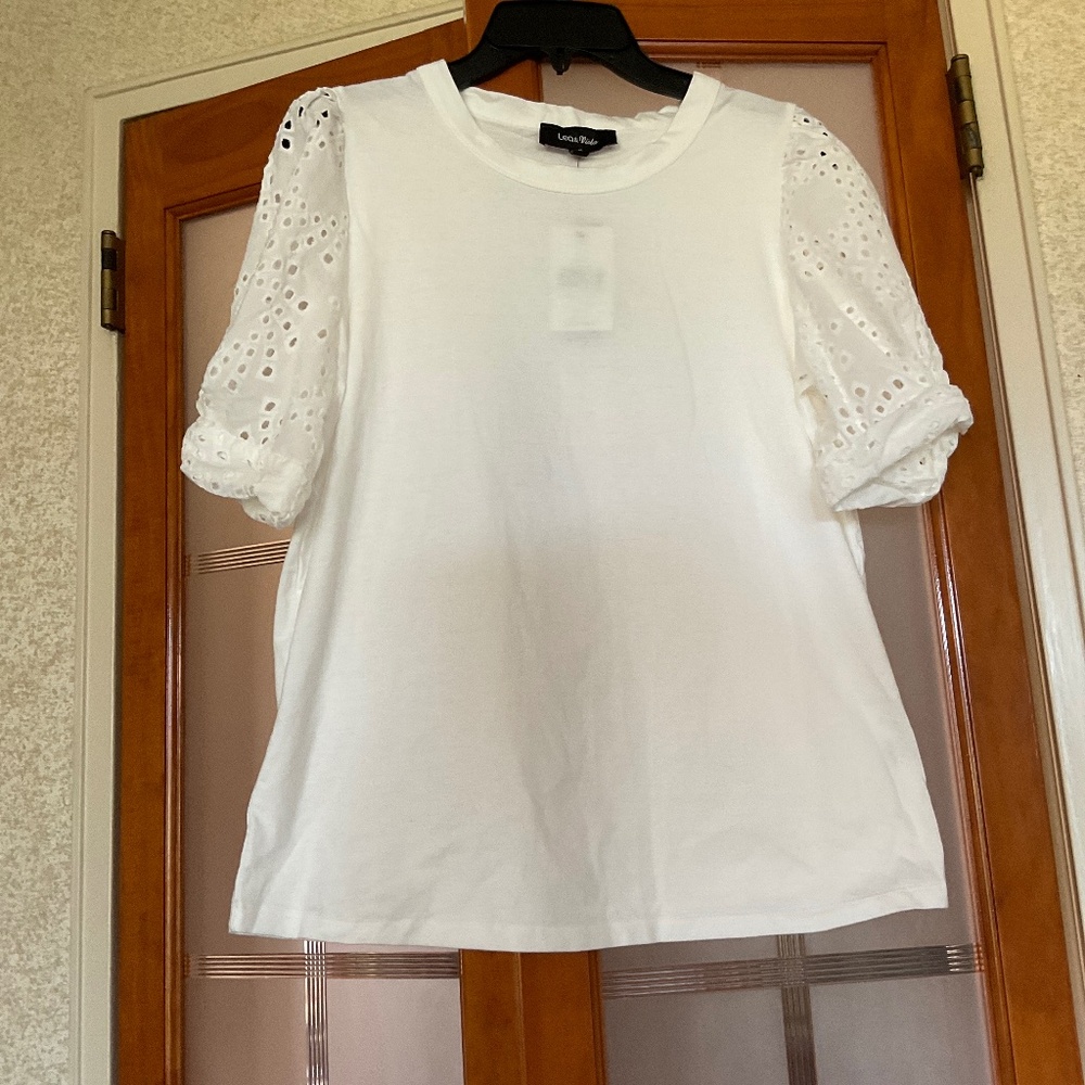LEA & VIOLA new white top